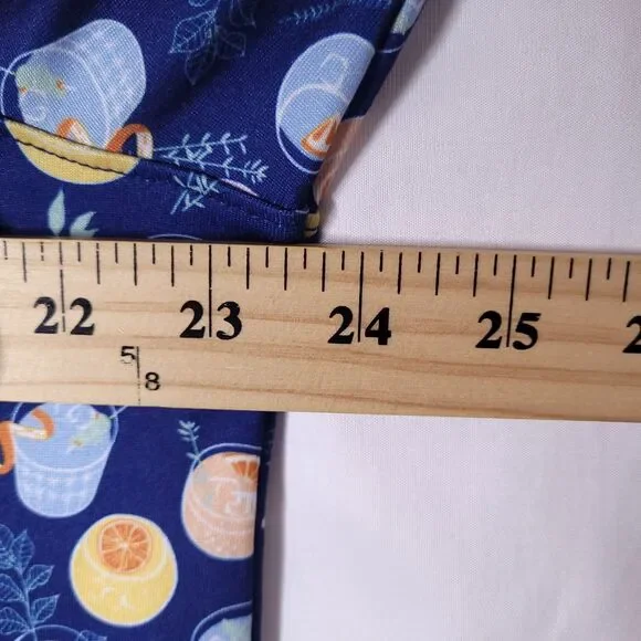 Johnston & Murphy Shirt Mens Large Cocktail Print Performance Button Down - Picture 7 of 11